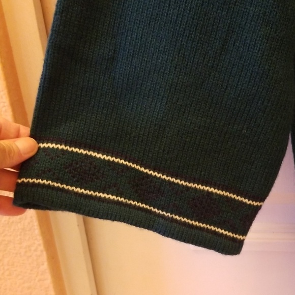 Denim 24/7 Sweater VNeck W/Silver Hook Buttons L - Picture 5 of 8